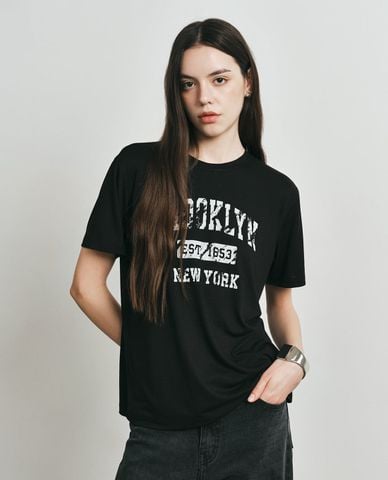  DEZUS - Áo thun nữ cổ tròn tay ngắn Cesvy 