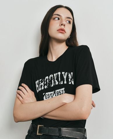  DEZUS - Áo thun nữ cổ tròn tay ngắn Cesvy 