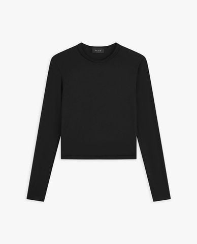  DEZUS - Áo thun nữ cổ tròn tay dài Lenira 