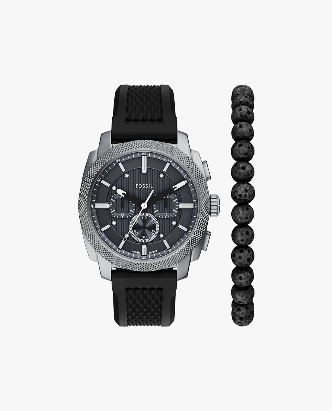 FOSSIL - Set đồng hồ và vòng đeo tay nam Machine 44mm