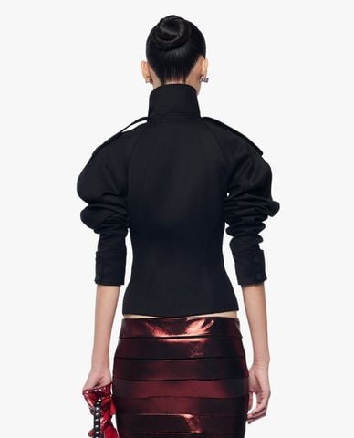  FANCì CLUB - Áo khoác hai hàng nút nữ vai phồng Victoria 