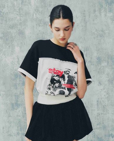  DEZUS - Áo thun nữ cổ tròn tay ngắn Faerie 