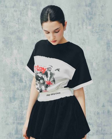  DEZUS - Áo thun nữ cổ tròn tay ngắn Faerie 