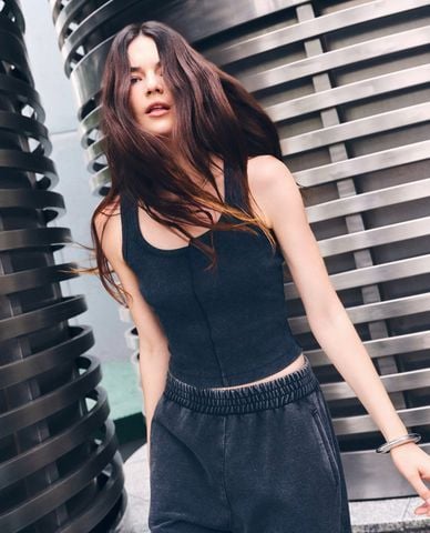  DEZUS - Áo ba lỗ nữ cổ U phom ôm Jiccca 