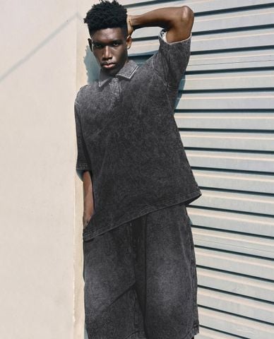  DEZUS - Quần short nam ống rộng loang màu Zayne 