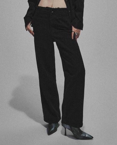  DEZUS - Quần jeans nữ ống đứng Blumari 