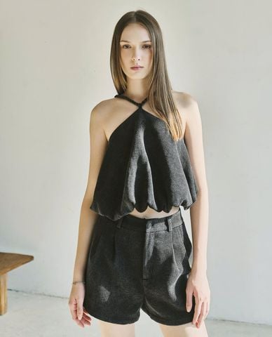  DEZUS - Quần short ngắn nữ xếp li Hilia 