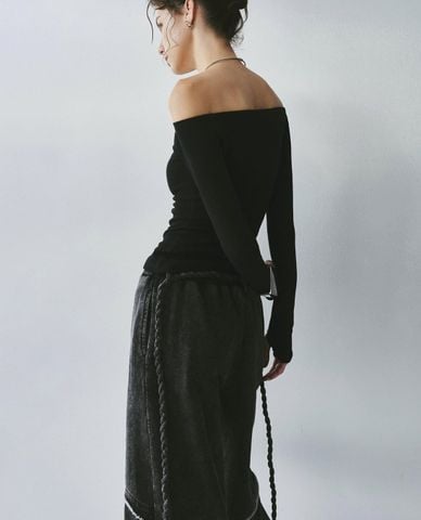  DEZUS - Quần nữ ống rộng phối viền Hita 