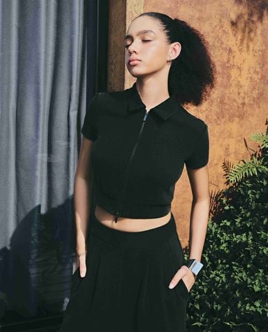  DEZUS - Quần nữ ống rộng lưng thun Tonie 