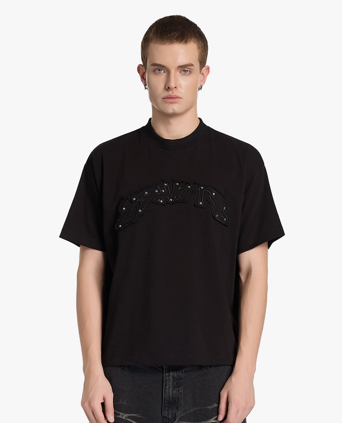 BAD HABITS - Áo thun unisex cổ tròn tay ngắn Saboteur