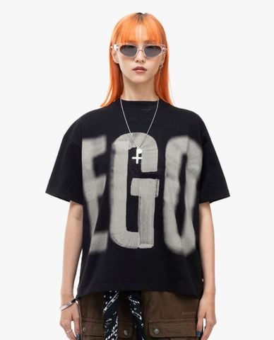  BAD HABITS - Áo thun unisex cổ tròn tay ngắn Ego 