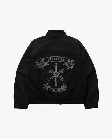  BAD HABITS - Áo khoác gió unisex cổ trụ Dagger 