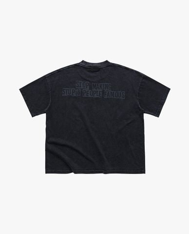  BAD HABITS - Áo thun unisex cổ tròn tay ngắn Infamous 