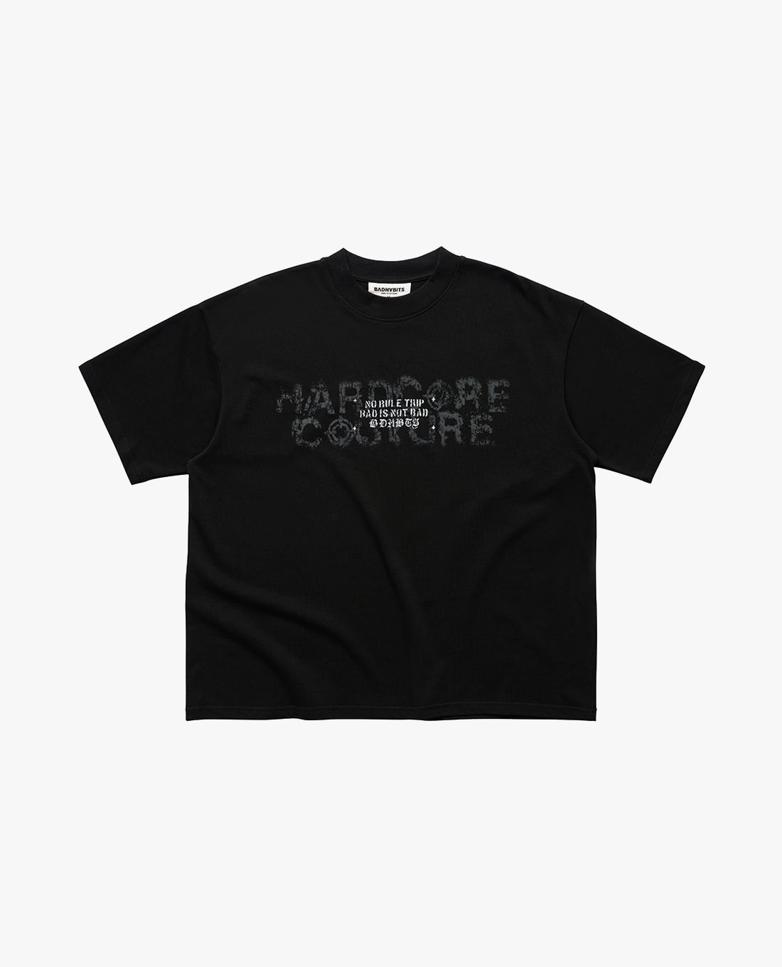 BAD HABITS - Áo thun unisex cổ tròn tay ngắn No Rule