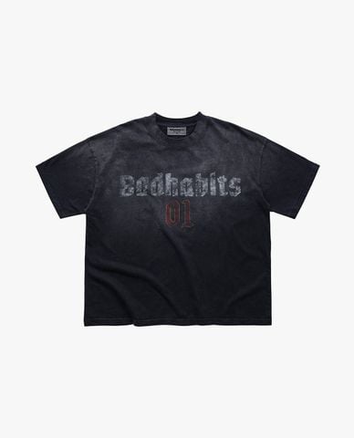  BAD HABITS - Áo thun unisex cổ tròn tay ngắn Zerone 