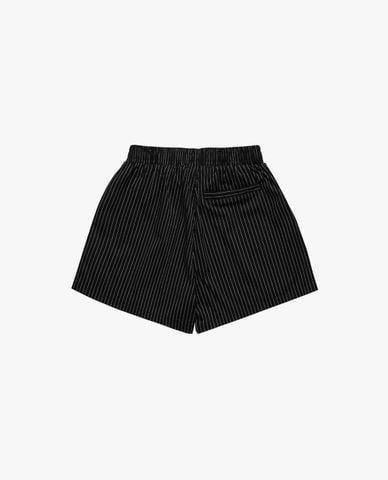  BAD HABITS - Quần short unisex ống rộng lưng thun Striped 