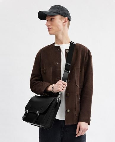  COACH - Túi đeo chéo nam phom chữ nhật Hitch 