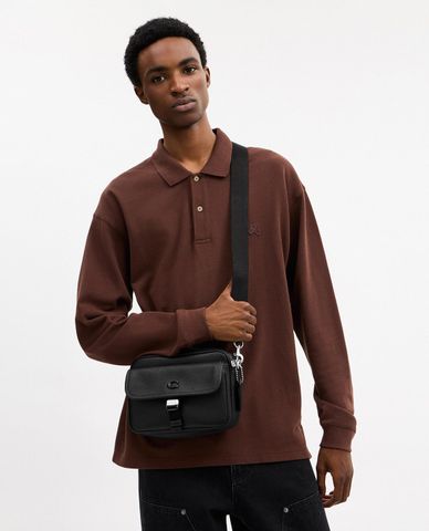  COACH - Túi đeo chéo nam phom chữ nhật Knox Camera 