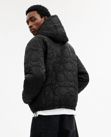  COACH - Áo khoác chần bông nam Signature Quilted 