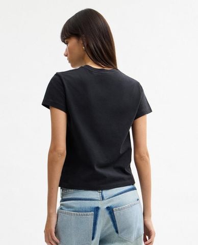  COACH - Áo thun nữ cổ tròn tay ngắn Postcard 90's 