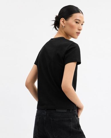  COACH - Áo thun nữ cổ tròn tay ngắn Candy 90's 