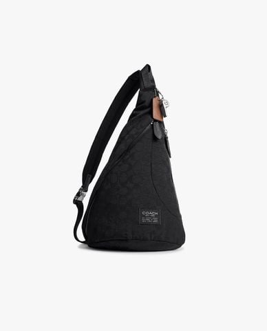  COACH - Túi đeo chéo nam Lachlan In Signature Nylon 