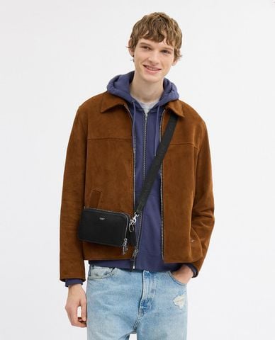  COACH - Túi đeo chéo nam phom chữ nhật Clinton 