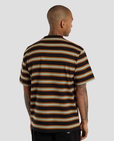  DICKIES - Áo thun nam cổ tròn tay ngắn kẻ sọc Stevensville 