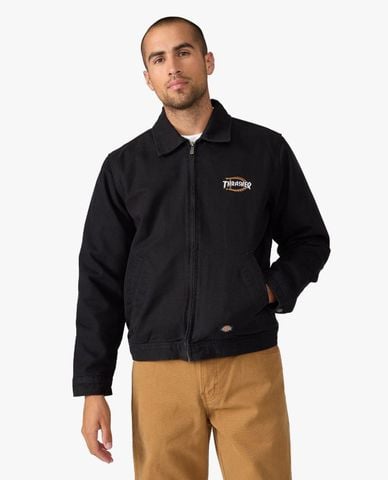  DICKIES - Áo khoác bomber nam cổ bẻ tay dài Dickies x Thrasher 