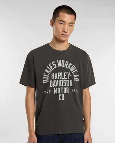  DICKIES - Áo thun nam cổ tròn tay ngắn Dickies x Harley Davidson 
