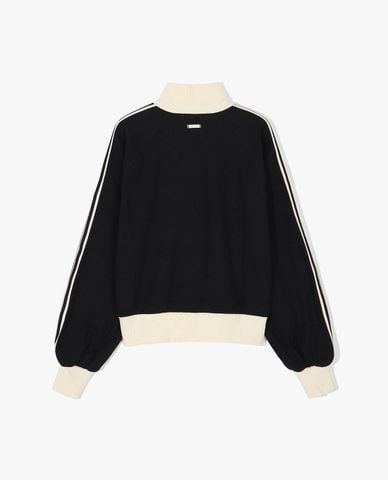  FILA - Áo khoác thể thao nữ dệt kim cổ trụ khóa zip 1911 