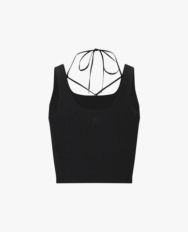  FILA - Áo bra thể thao nữ phối dây buộc nơ 