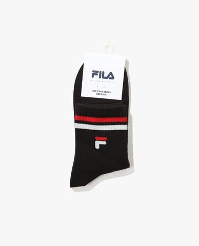  FILA - Vớ unisex cổ cao phối sọc 
