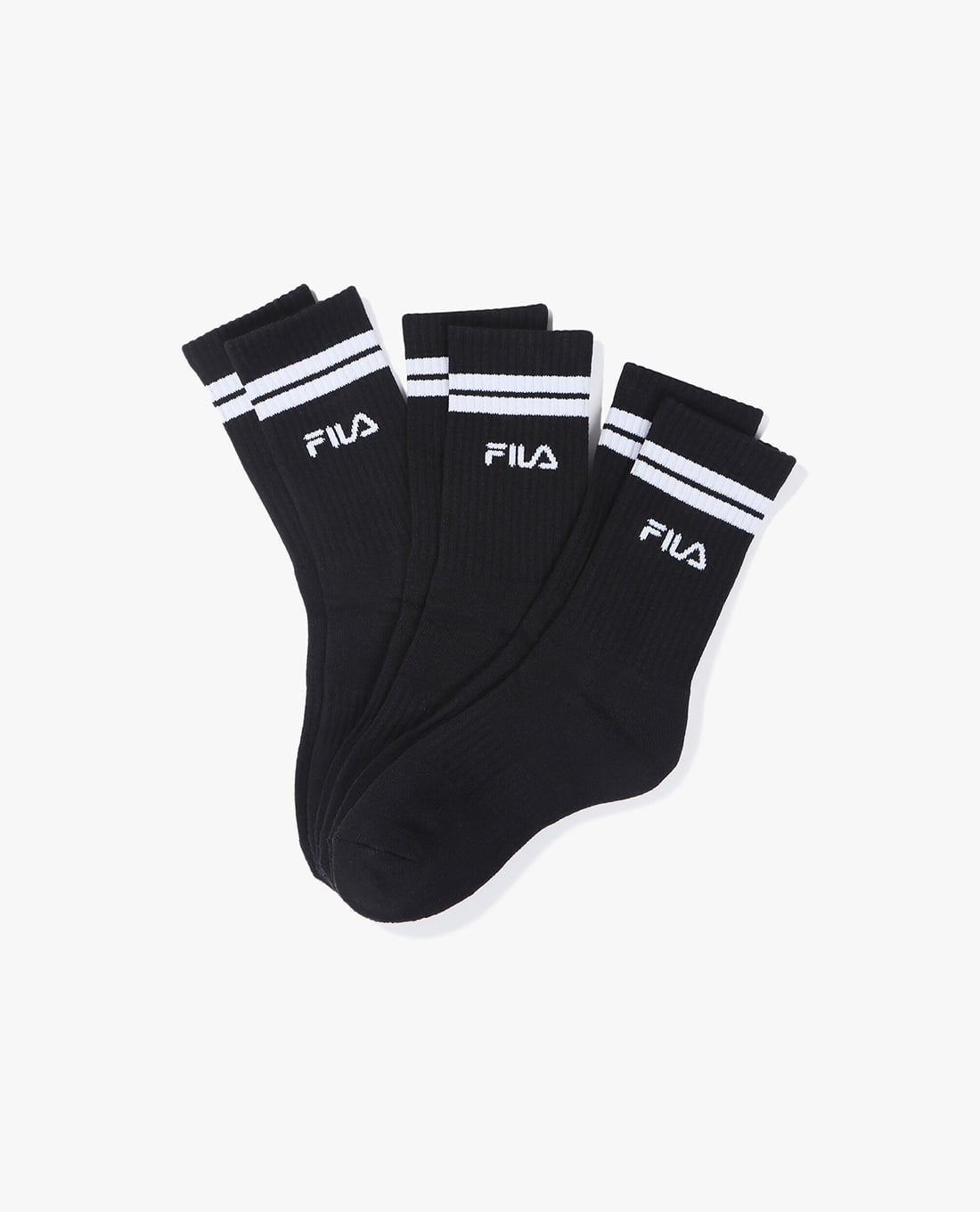 FILA - Set 3 vớ unisex cổ cao Essential Sports