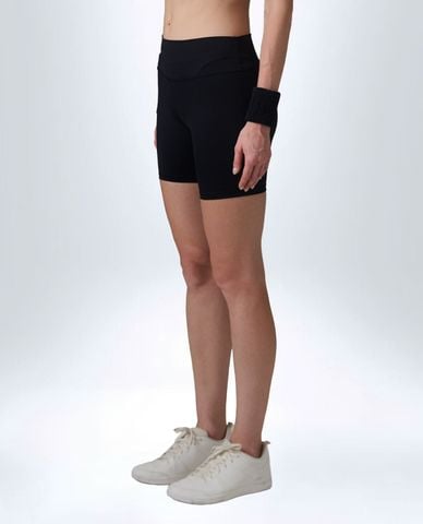  PILI - Quần short leggings thể thao nữ phối logo 