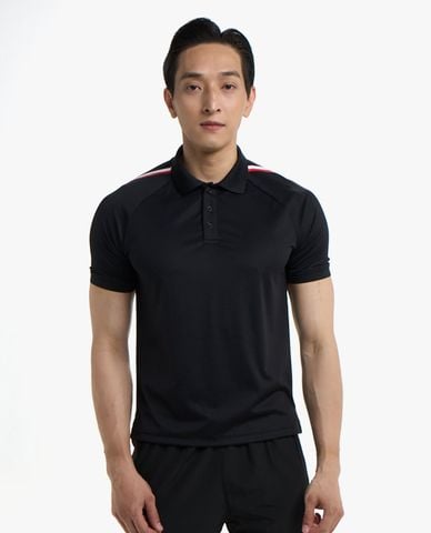  PILI - Áo polo nam cổ bẻ tay ngắn phối sọc 