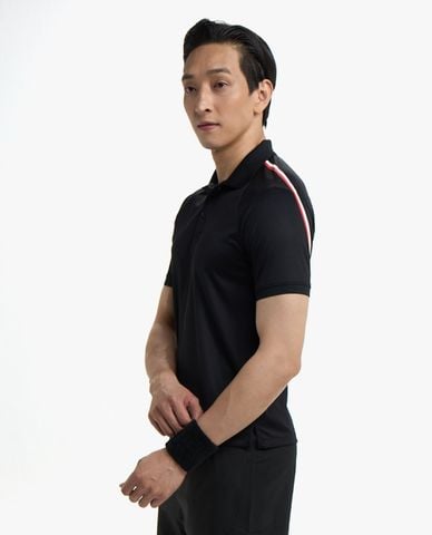  PILI - Áo polo nam cổ bẻ tay ngắn phối sọc 