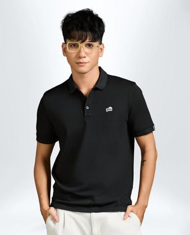  PILI - Áo polo nam tay ngắn phối patch logo 