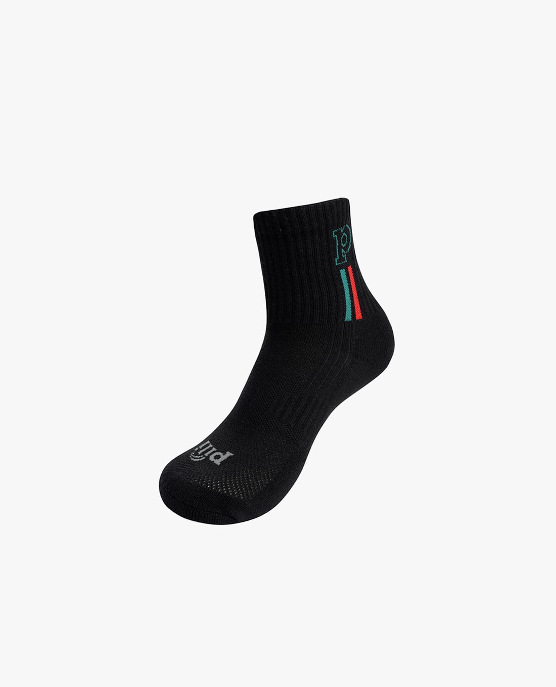PILI - Set 3 vớ unisex cổ cao dệt logo phối sọc