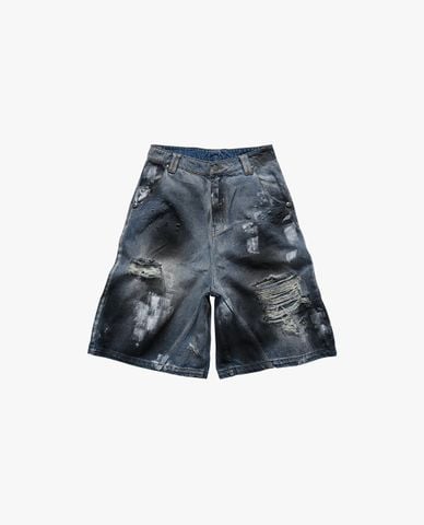  BAD HABITS - Quần short jeans unisex No Mercy 