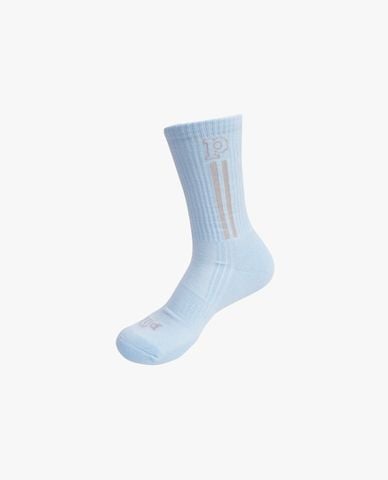  PILI - Set 3 vớ unisex cổ cao dệt logo phối sọc 
