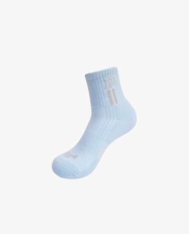  PILI - Set 3 vớ unisex cổ cao dệt logo phối sọc 