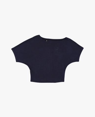  KANGOL - Áo thun unisex tay cánh dơi phom rộng 