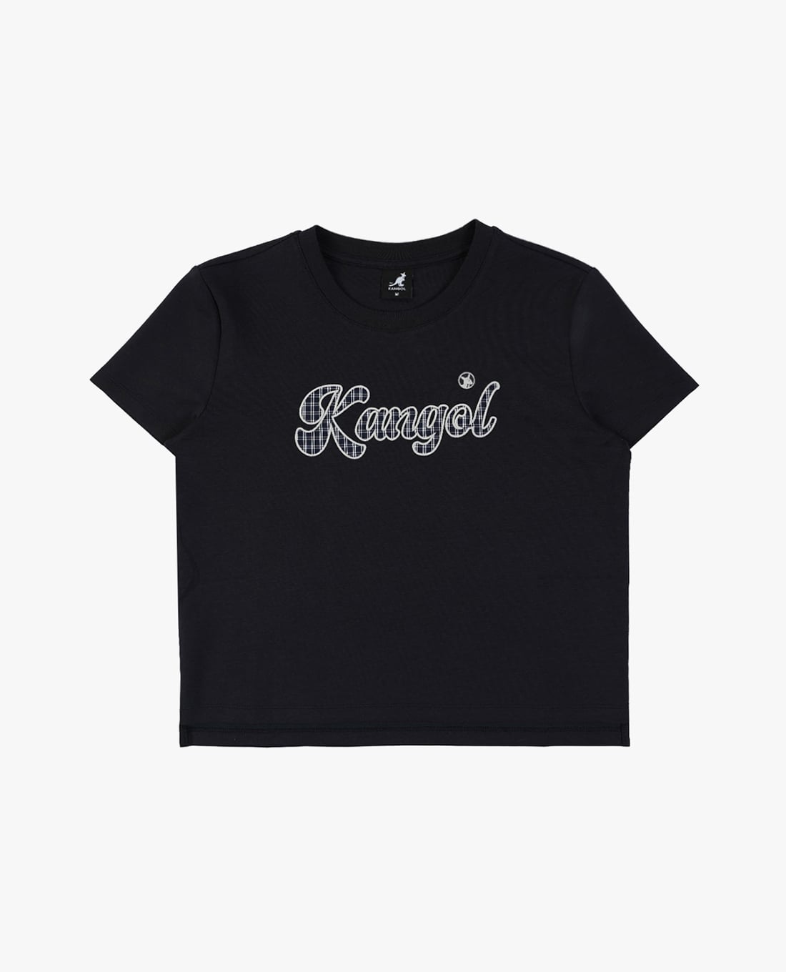 KANGOL - Áo thun unisex cổ tròn tay ngắn phối logo