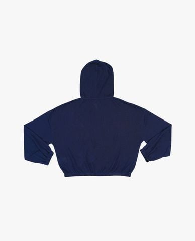  KANGOL - Áo khoác phối mũ unisex tay dài thêu logo 