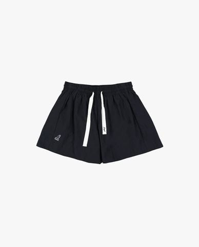  KANGOL - Quần short unisex ống rộng phối dây rút 