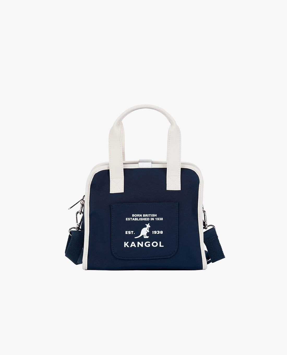 KANGOL - Túi đeo vai unisex dáng vuông phối logo