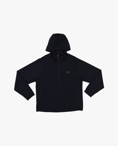  KANGOL - Áo khoác phối mũ unisex tay dài khoá kéo 