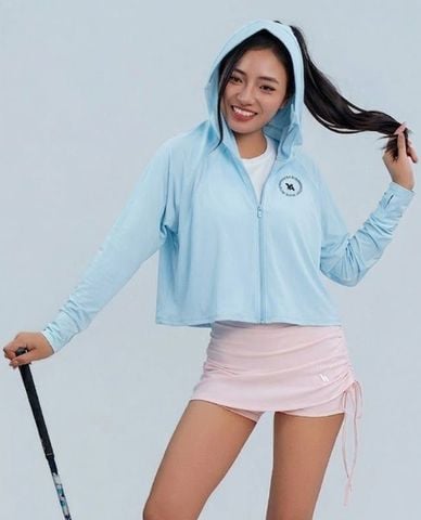  AZURA - Áo khoác thể thao nữ phối mũ Ace 