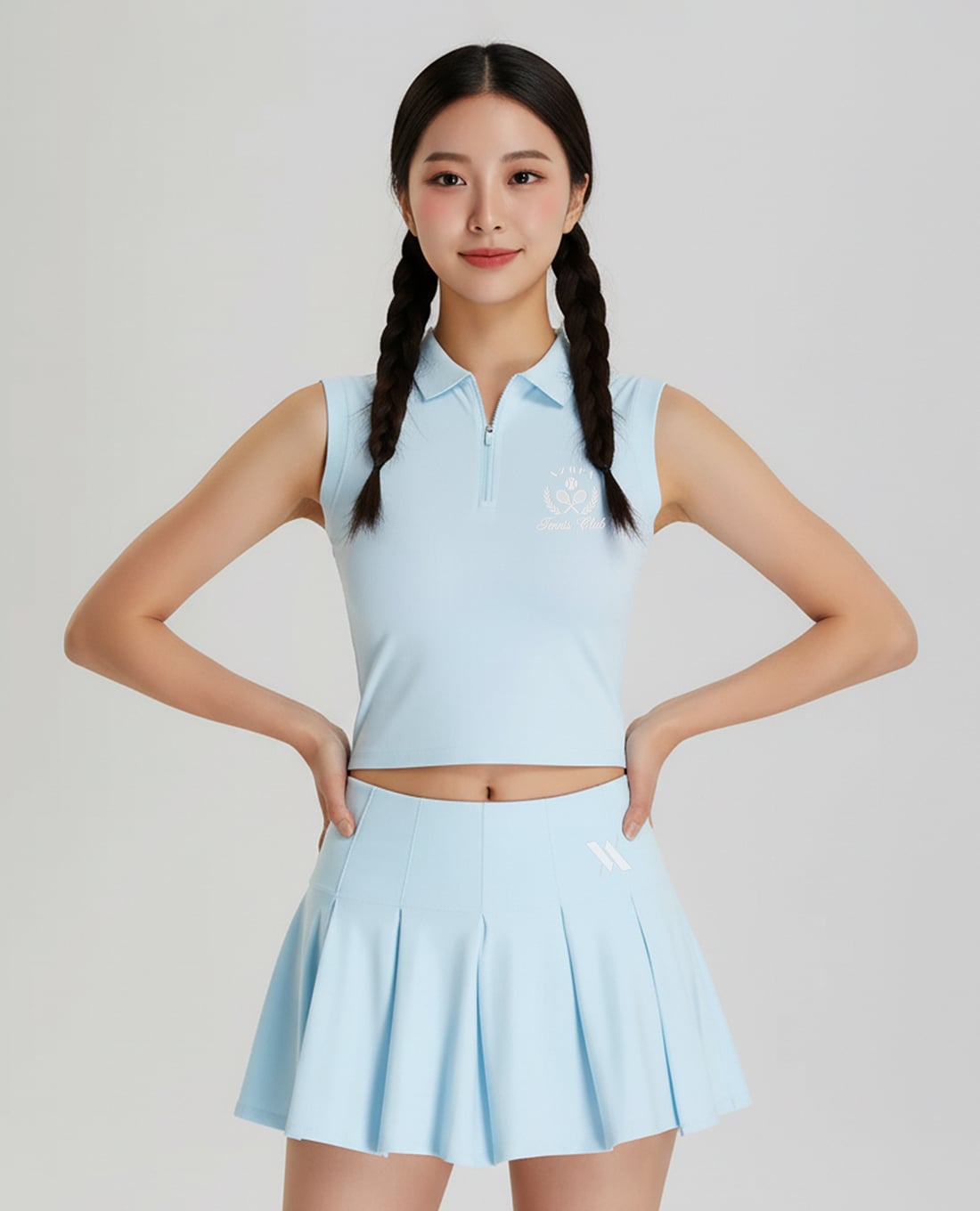 AZURA - Set đồ tập tennis pickleball nữ sát nách Lumie